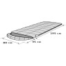 Мешок спальный ALEXIKA COMET левый 9261.01052